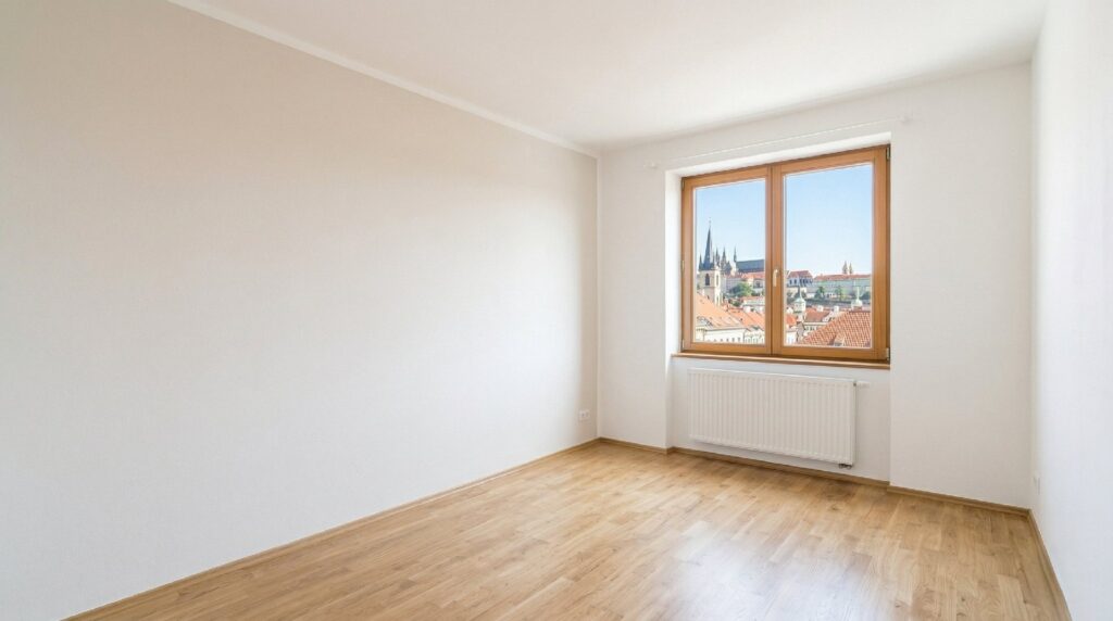 vymalovaný pronajetý byt Praha